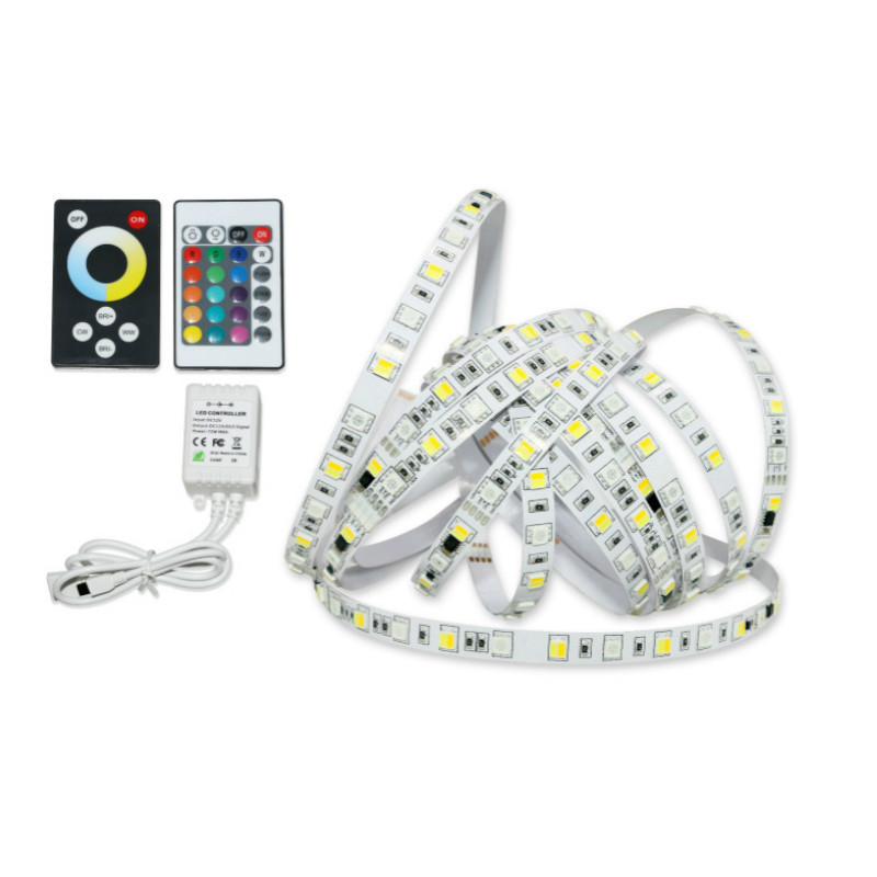 Multi colored LED Tape Lights | 5050 164ft RGBW LED Flexible Lighting 12V 300LEDs 5M Multi colored LED Tape Lights