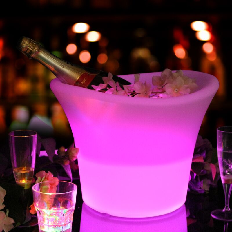 color changing ice bucket | Color Changing ice bucket lights Wholesale lighted ice bucket from China Factory