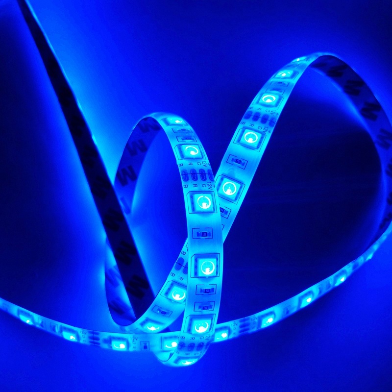 Flex LED Strip Blue | 5m 72w 300leds Adhesive Strips 12V Blue 5050 led strip light indoor Decoration