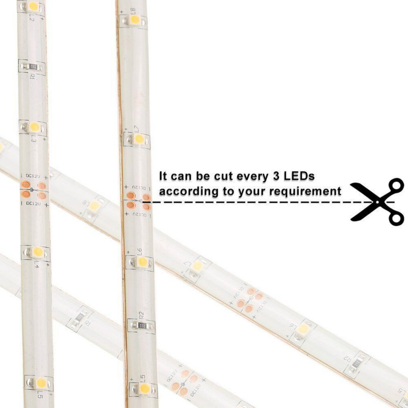 Bed Light Strip | Flexible LED Digital Bed Lighting Sensor Strip Light Round Bed