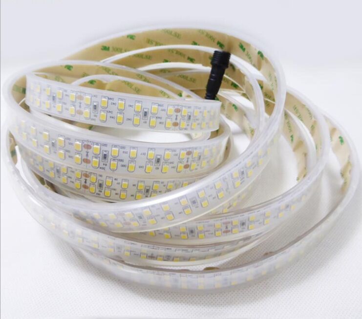 Double Row LED Strip smd2835 | IP68 Underwater Pool 2835 LED Strip Dual Row Tape Light 240 LED Per Meter