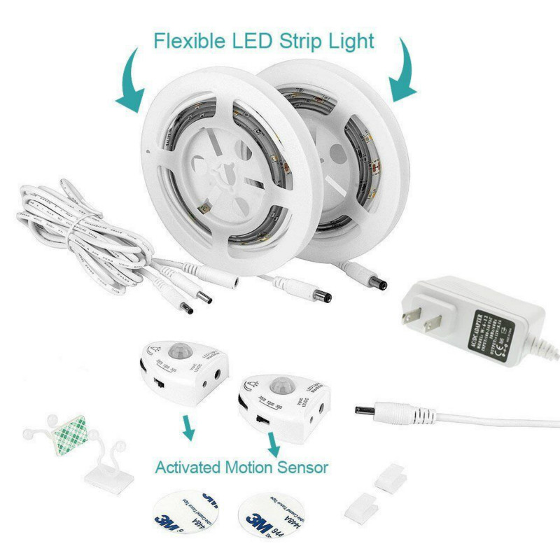 LED Digital Bed Lighting | Flexible LED Digital Bed Lighting Sensor Strip Light Round Bed