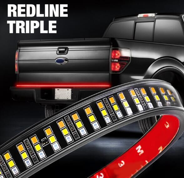 LED Turn Signal Strip | 4 pin 3 Color Indicators LED Turn Signal Strip Decoration LED Flexible Car Strip