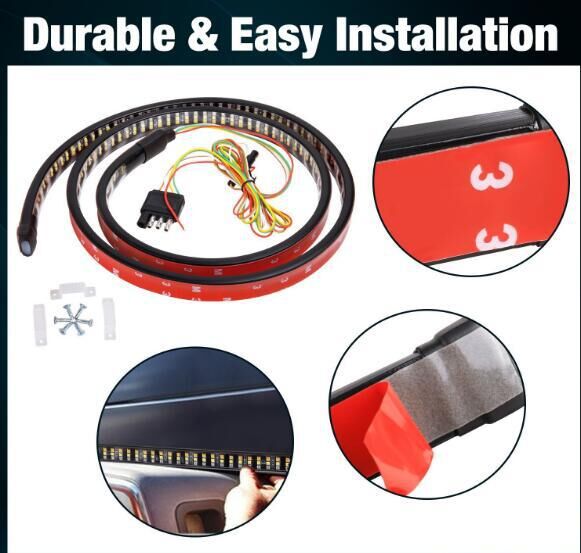 turn signal led strip | 4 pin 3 Color Indicators LED Turn Signal Strip Decoration LED Flexible Car Strip