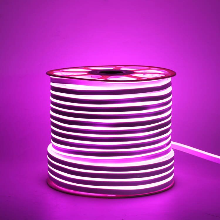 led neon strip rgb | 150ft 24V Flexible LED RGB Neon Flex Stripe Light DIY RGB Decor Lighting 1425mm
