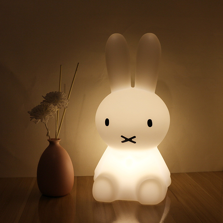 miffy lamp | 50cm 16 Colors Change Miffy Lamp Rabbit LED Night Light Glow Furniture