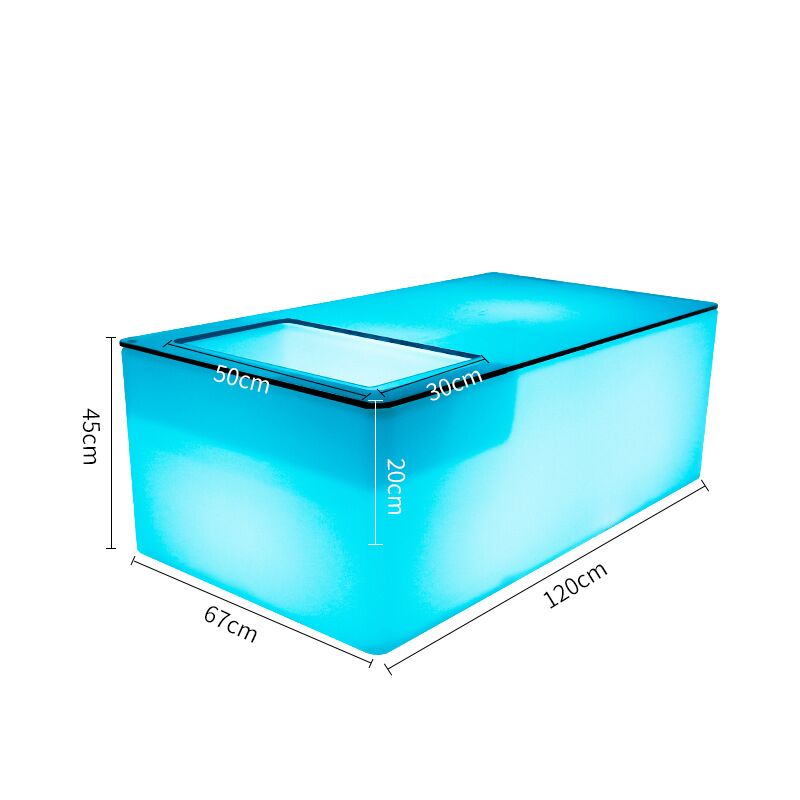 led table furniture | English Style Outdoor LED Lighted Pool Table with Ice Bucket glow in the dark furniture