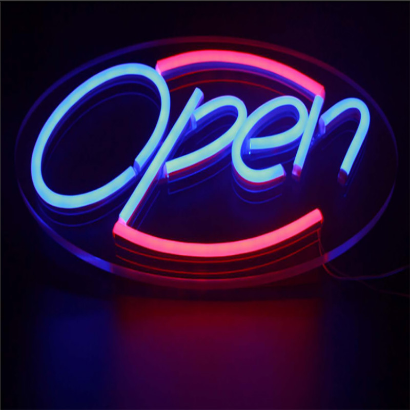 open sign neon | Waterproof Customized DIY led advertising lights open sign neon for Shop Cafe Bar Pub