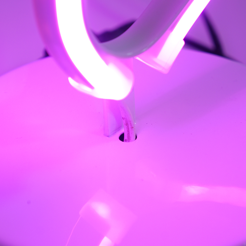 flamingo neon | Flamingo Shape LED Neon Light with Holder Base USBBattery Powered Table Lamp