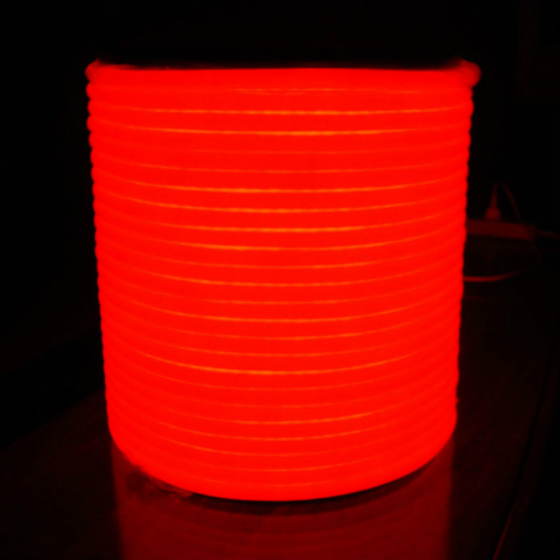 neon 360 | Anyview 360 Degree Red Color 16mm Round LED Neon Flex Strip Light SMD2835 Outdoor IP65