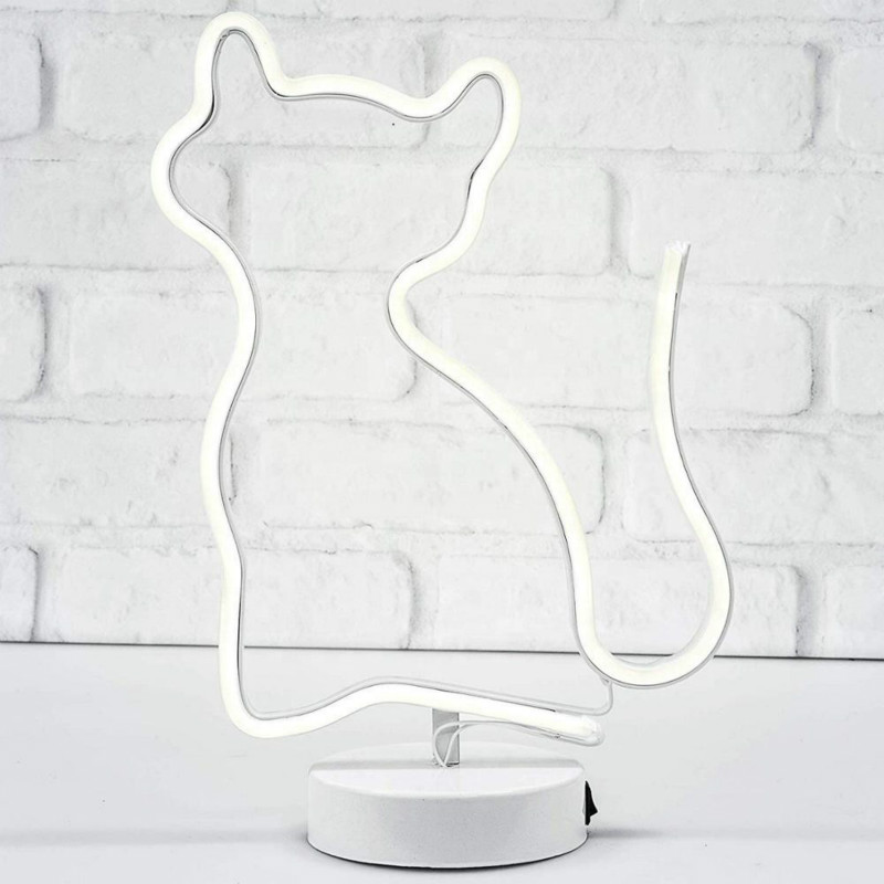 neon led sign | Wall Decoration LED Animal Neon Cat Night Light Sign for Room as Kids Gift