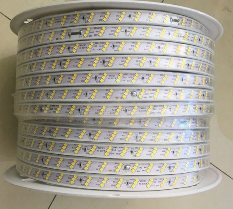 2835 led 220v | High Voltage 110V 220V LED Strip IP65 AC Controller 180 LED Per Meter Strips 2835 SMD Light