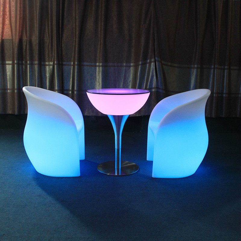 event led chair | Summer LED Light Up illuminated Table Night Club Party Event LED Chair