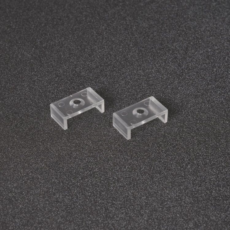 led aluminum profile connector | 19mm LED Flex U channel aluminum profile with with Transparent or Milky Cover Plastic Connector Clips