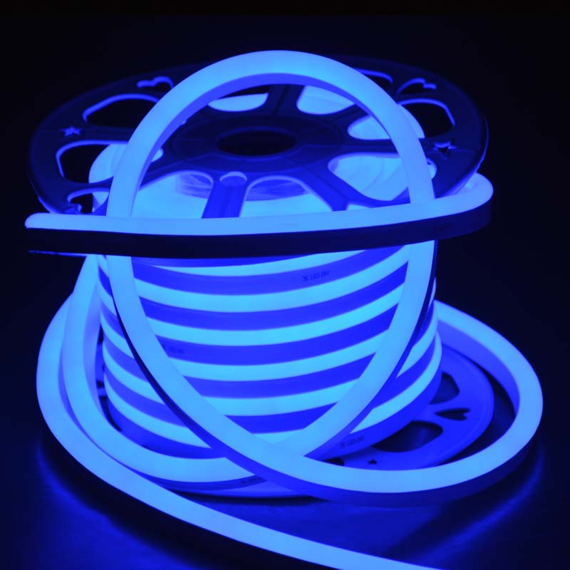 led neon blue