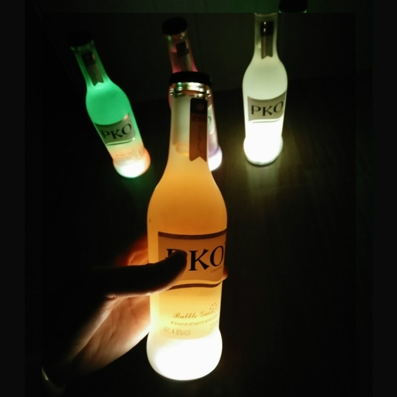 led sticker | Factory Wholesale LED Coaster Sticker Light Drink Cup Bottle OEM Available