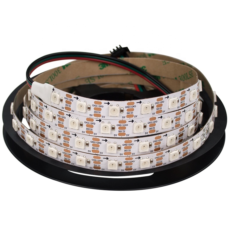 Addressable LED Strip | WS2812B SK6812 APA104 LC8812B 5050 RGB Addressable Color Smart LED Strip Light DC5V