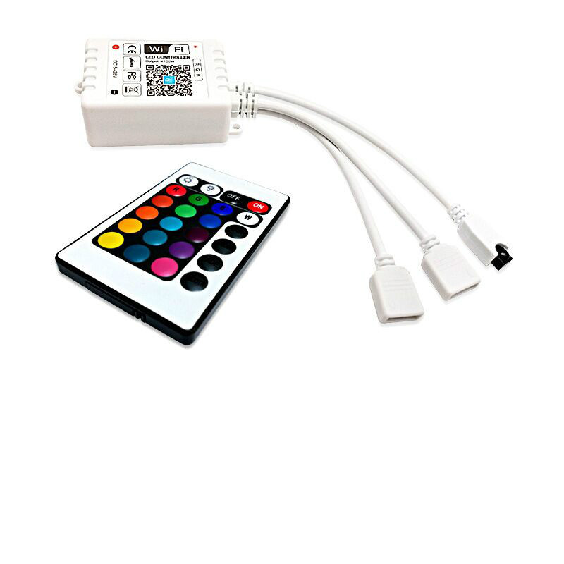 led strip controller wifi | LED Strip Controller Wifi DC5 24V WIFI RGB Strip Voice Control Music Controller for RGB Strip Light