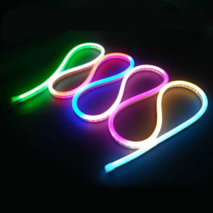 DMX Neon Flex Light | Dream Color Flexible Water Resistant Soft DMX LED Neon Rope Light Strip Bar 150FT