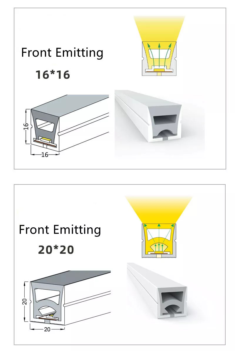 | 150피트 24V 빨간색 유연한 LED 네온 로프 조명 실내 야외 휴일 발렌타인 파티 장식 조명