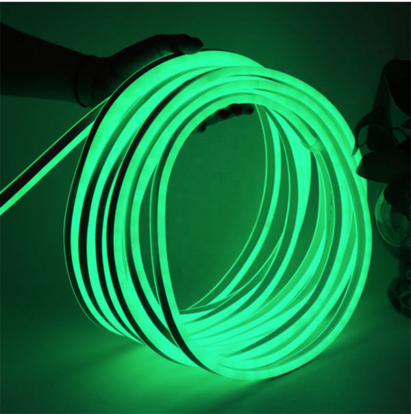 Striscia di luci al neon per esterni | 24 Volt LED Flex NEON Light Strip Green LED Neon Flex Light 150 Ft Rosso Impermeabile Resistente Per il miglioramento domestico Illuminazione a corda per esterni