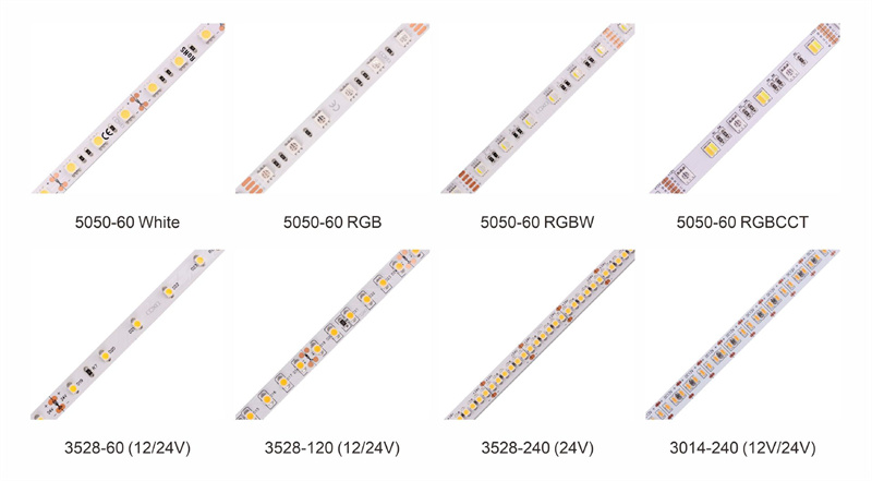 | 4 in 1 RGBW 5050 LED Strip 60leds DC12VDC24V UL Approved RGBW Strip Lights