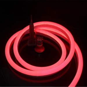 Crveno neonsko fleksibilno svjetlo