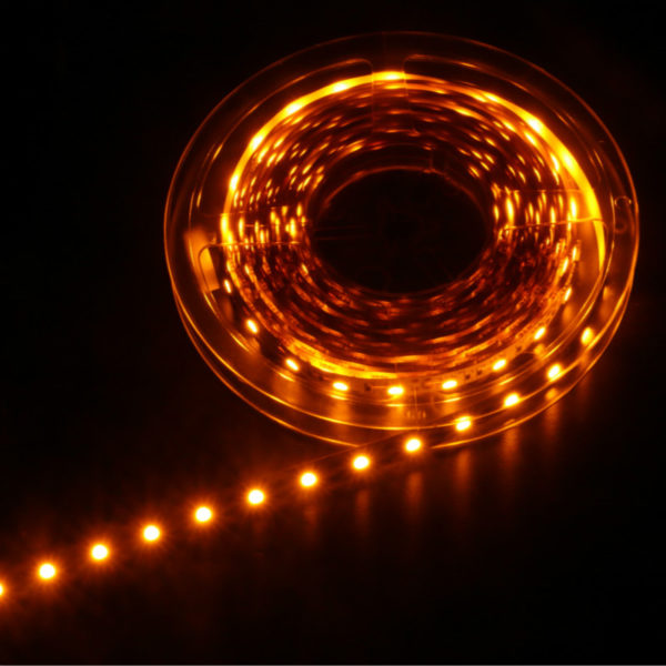 Gelbe LED-Streifenlichter | 164FT 5M SMD 5050 300LEDs Gelber LED-Blitzstreifen Licht Orange LED Flexibler Bandbeleuchtungsstreifen