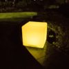20cm LED Cube | 20 LED Cube light Multi RGB color changing light wireless Remote Control Rechargeable Indoor Outdoor Bedside light Night Light Living Garden Light