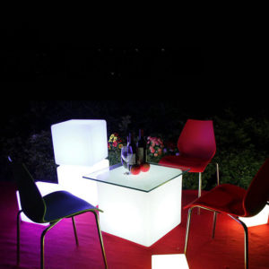 40 cm LED Cube sæde