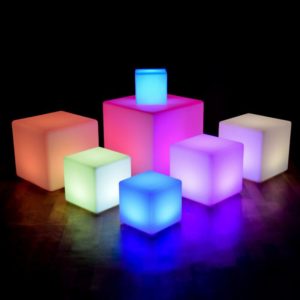 60 cm LED Cube sæde