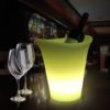 ICE BUCKET | Long life RGB Color illuminated CHAMPAGNE LED Furniture Ice Bucket Eco Friendly Party Cooler