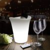 LED Ice Bucket | Long life RGB Color illuminated CHAMPAGNE LED Furniture Ice Bucket Eco Friendly Party Cooler