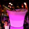 color changing ice bucket | Free Loge Print LED illuminated Ice Bucket Rechargeable with EU Plug