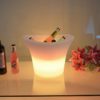 colorful ice bucket | PE Plastic Color Changing led illuminated lighted ice bucket with Remote Controller