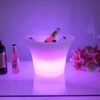 led buckets wholesale | PE Plastic Color Changing led illuminated lighted ice bucket with Remote Controller