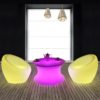 led corner sofa | Waterproof Outdoor Plastic Light led furniture sofa illuminated LED Sofa Chairs