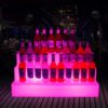light up WINE RACK | Party Event Bar Decoration Color changing Terraces led wine rack display with remote controller