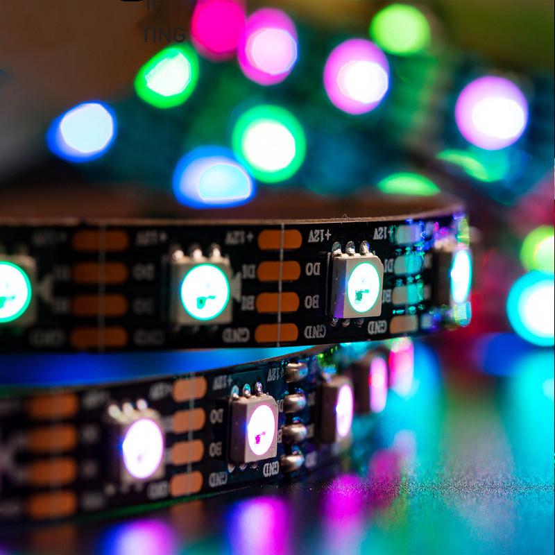 12V IC LED-strip | Digitaal individueel adresseerbare RGB 12v WS2815 LED-strip hervatten vanaf breekpunt