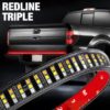 LED Turn Signal Strip | 4 pin 3 Color Indicators LED Turn Signal Strip Decoration LED Flexible Car Strip