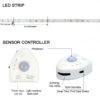 bed light sensor | Flexible LED Digital Bed Lighting Sensor Strip Light Round Bed