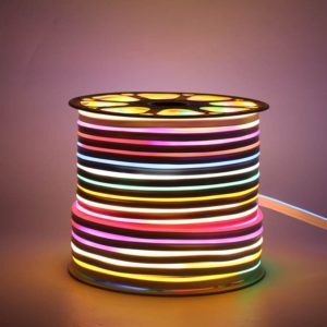 LED neon flex rgb | 150 fot 24V fleksibel LED RGB Neon Flex Stripe Light DIY RGB Dekorbelysning 1425 mm