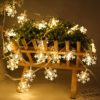 led fairy string light | Outdoor 3m 20 Leds Party Decorative Snow Flakes LED Battery Operated Fairy String Light