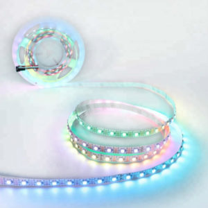 tira llevada ws2812b | Digital Flexible DC5V Programable RGB ws2812b Tira LED SMD5050 Magic Dream Color