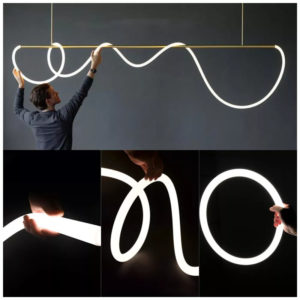 360 Degree Neon Flex Application | 360 Degree LED Neon Flex Tube 24V IP67 Silicone Round Dimmable LED Rope Strip Light