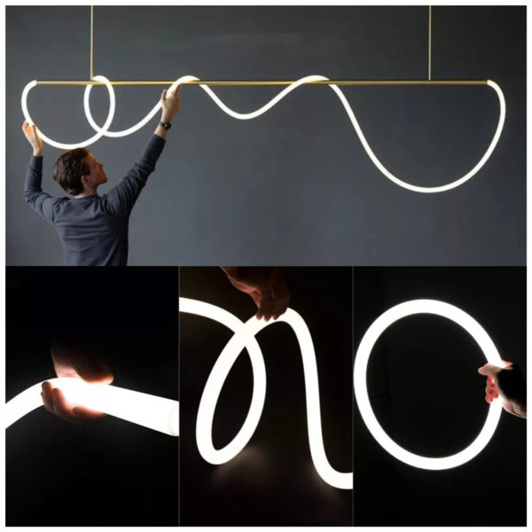 360-graders Neon Flex-applikasjon | 360 graders LED Neon Flex Tube 24V IP67 Silikon Rund Dimbar LED Tau Strip Light