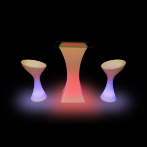 led cocktail table