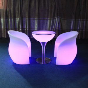 table basse led | L'été LED allume la chaise de LED d'événement de boîte de nuit de table illuminée