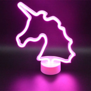 neon unicorn | LED Custom Table Neon Light Home Desktop Light LED Unicorn Night Light for Bedroom Kids Decoration