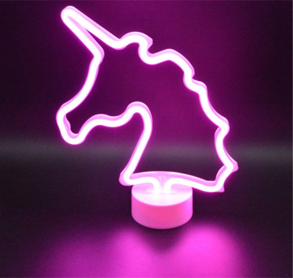 neon unicorn | LED Custom Table Neon Light Home Desktop Light LED Unicorn Night Light for Bedroom Kids Decoration